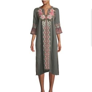Johnny was PARNAZ LONG KAFTAN